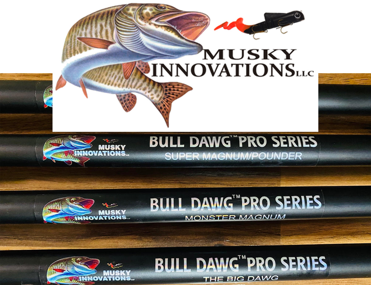 Jerkbait Musky Innovations Dyin' Dawg Leurres à Musky Jerkbait Musky Innovations Dyin' Dawg Leurres à Musky