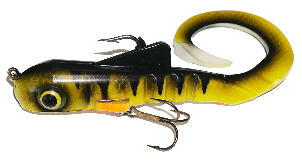bulldawgs fishing lure Musky Innovations Spring Bull Dawg LOTW Perch Magnum  Size VINTAGE PFLUEGER SUPREME Fishing Size:VT-400-S it rocks back and