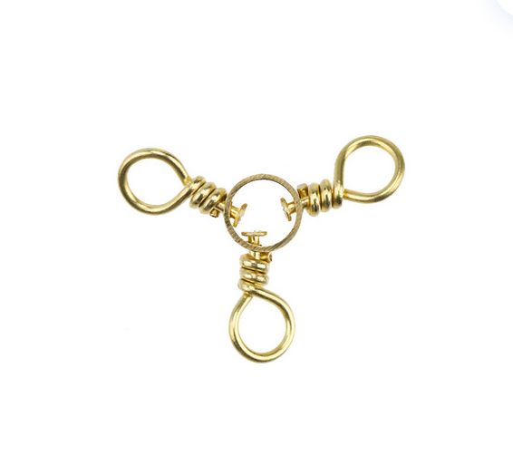 Eagle Claw Piombi Ottone Carolina 3/4 Oz - Confezione Da 2 - Pesi Per Pesca Mare E Fiume