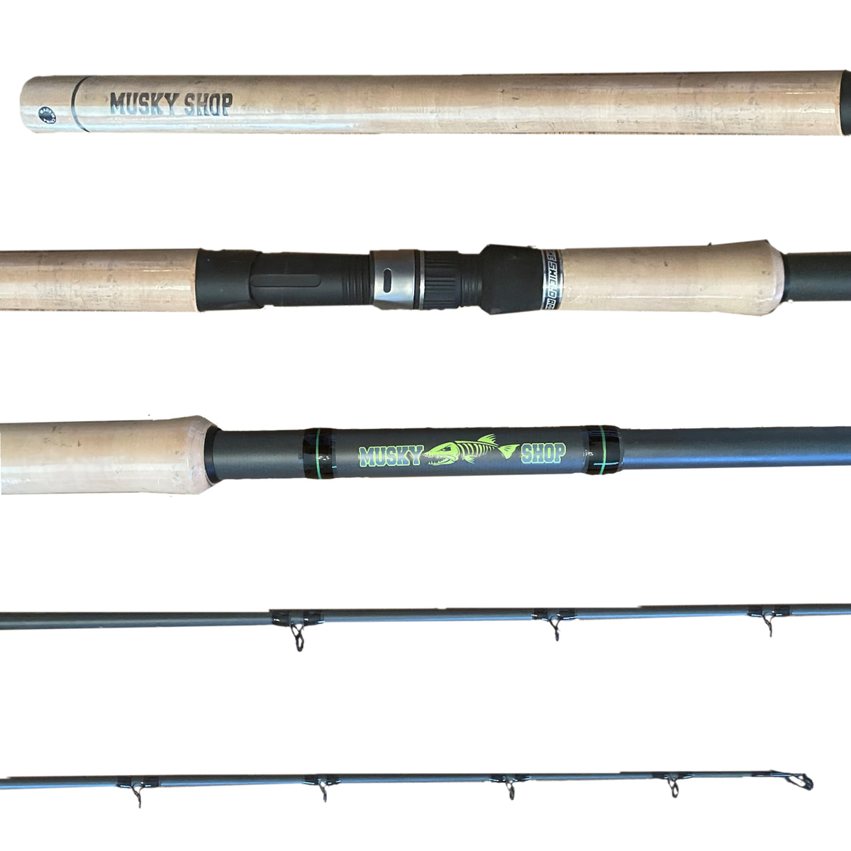 shimano 9 ft musky rods Musky Shop Shield Series Rods 9' And 9'6" Models Telescoping