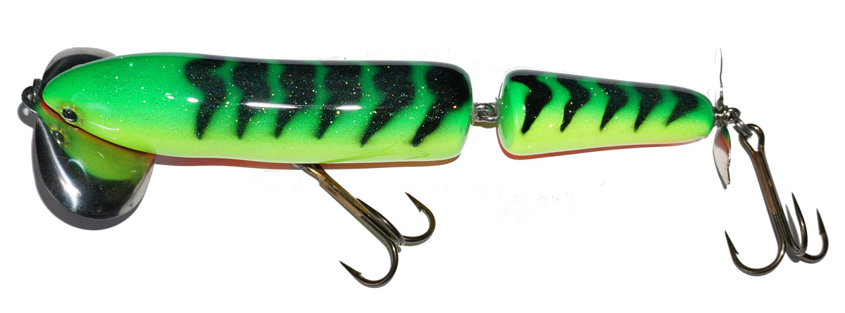 fatbodu hungry perch fishing lure Big Fork Papa Chubby 8" Surface Bait