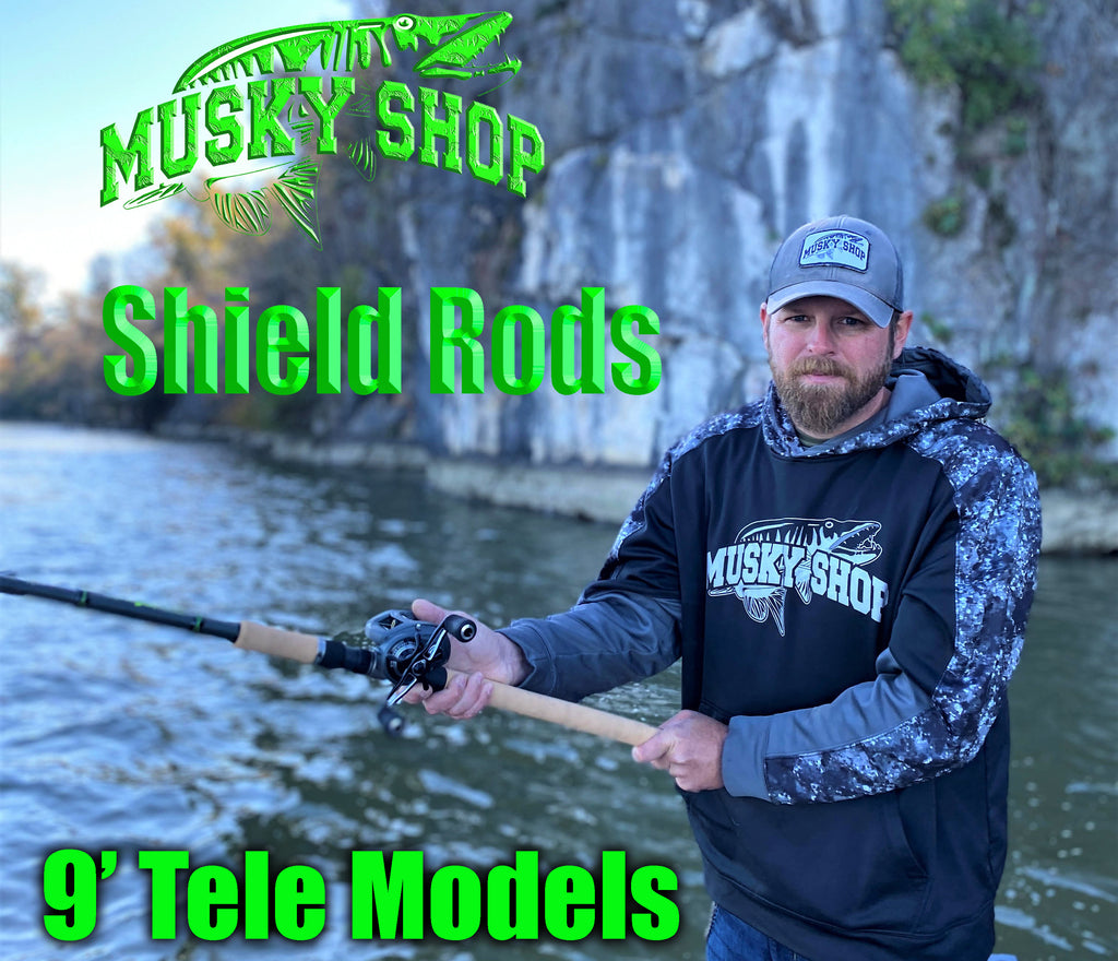 Musky Shop Shield Series Rods 9' Models Telescoping