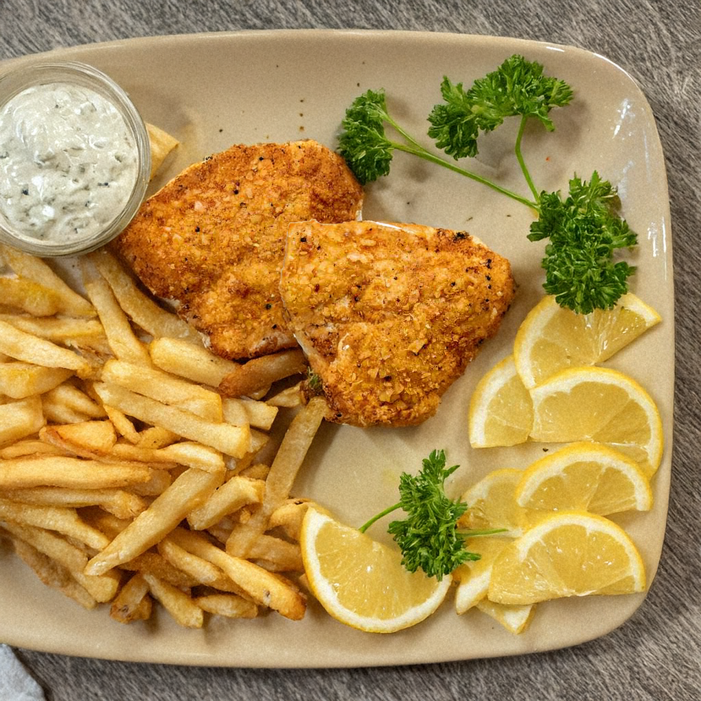 Saltine Cracker Fish and Chips