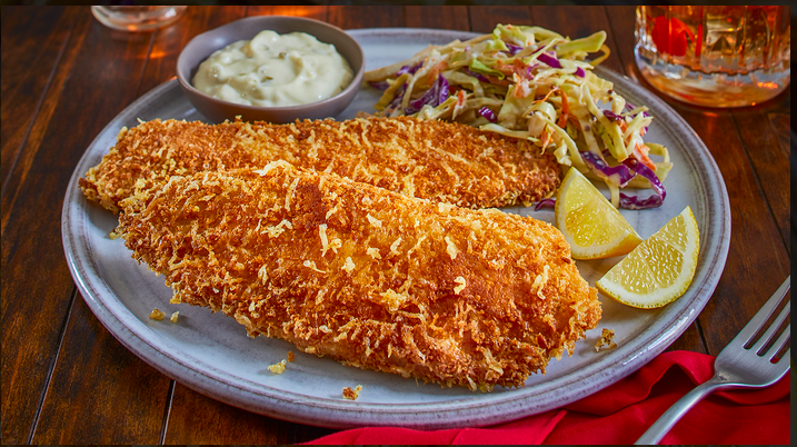 Parmesan Crusted Walleye Fillets