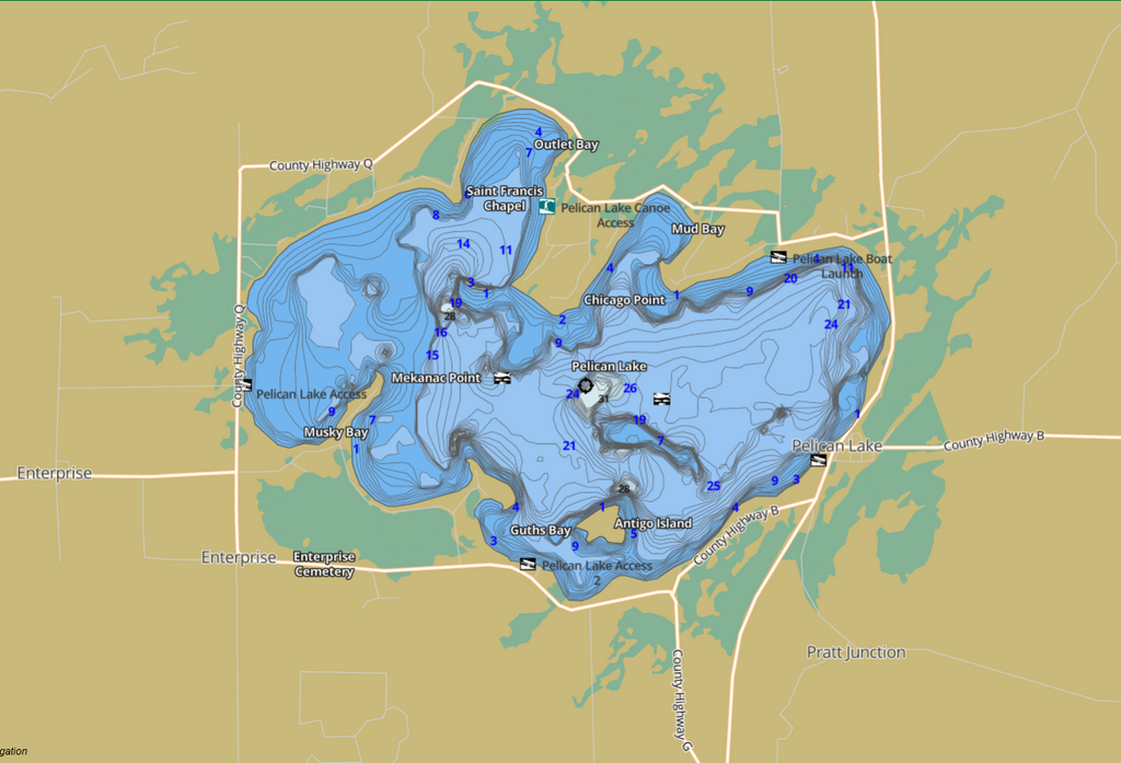 Musky Shop Northwoods Lake of the Month: Pelican Lake