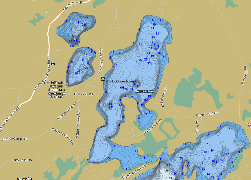 Musky Shop Northwoods Lake of the Month: Gunlock Lake