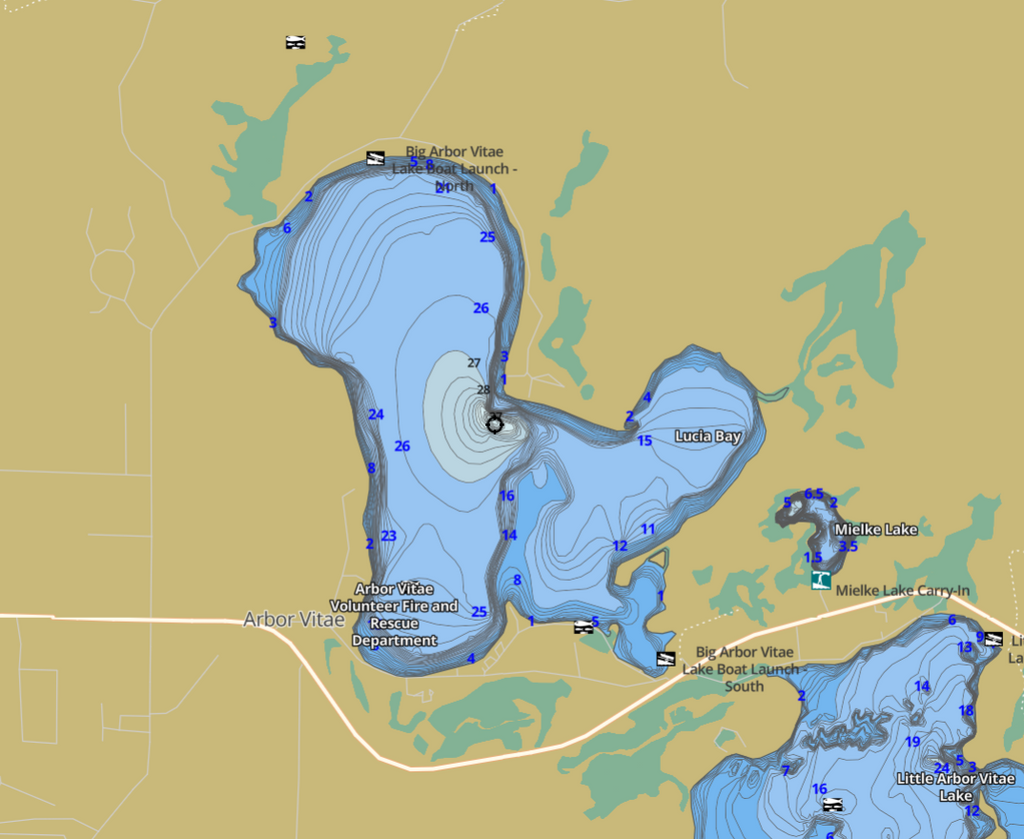 Musky Shop Lake of the Month: Big Arbor Vitae