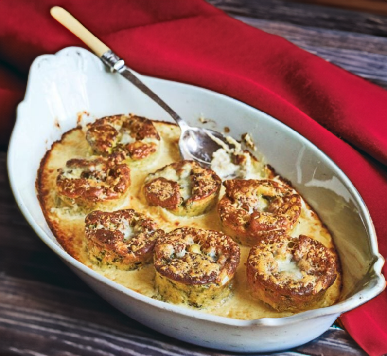 Smoked Burbot and Gruyère Soufflés