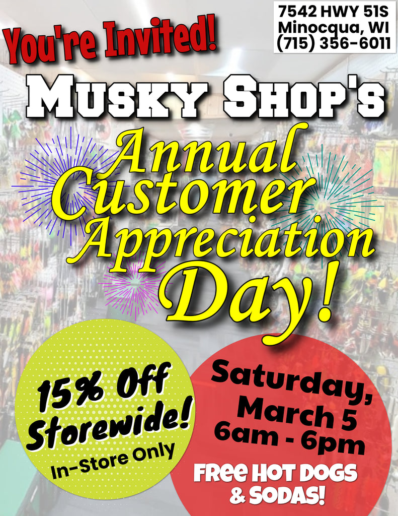 Saturday, March 5: Customer Appreciation Day
