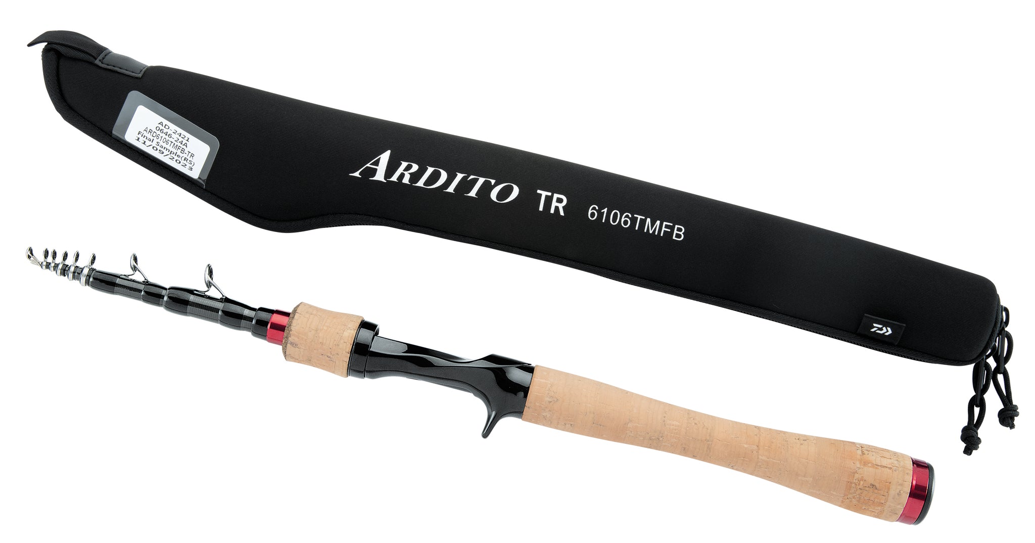 daiwa ardito tr spinning & casting combo travel rod Daiwa Ardito Travel Rods 5 Models – Musky Shop