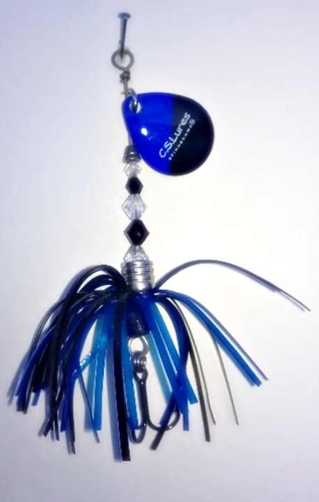 C.S. Lures #2 In-Line Spinner CSL115 Black/Blue