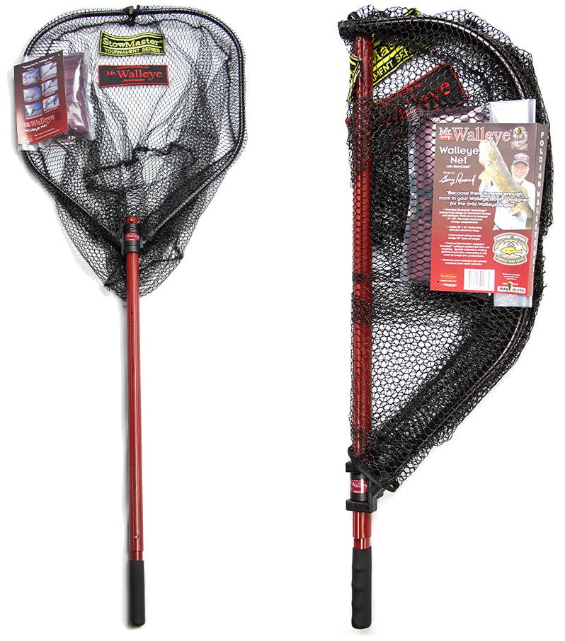 extra long handle fishing net Stowmaster Mr Walleye Net – Musky Shop