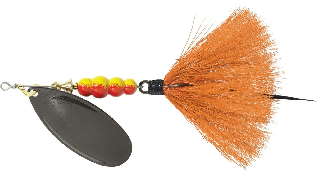 Mouldy's Magnum Hawg Wobbler Surface Bait Orange Black Dots