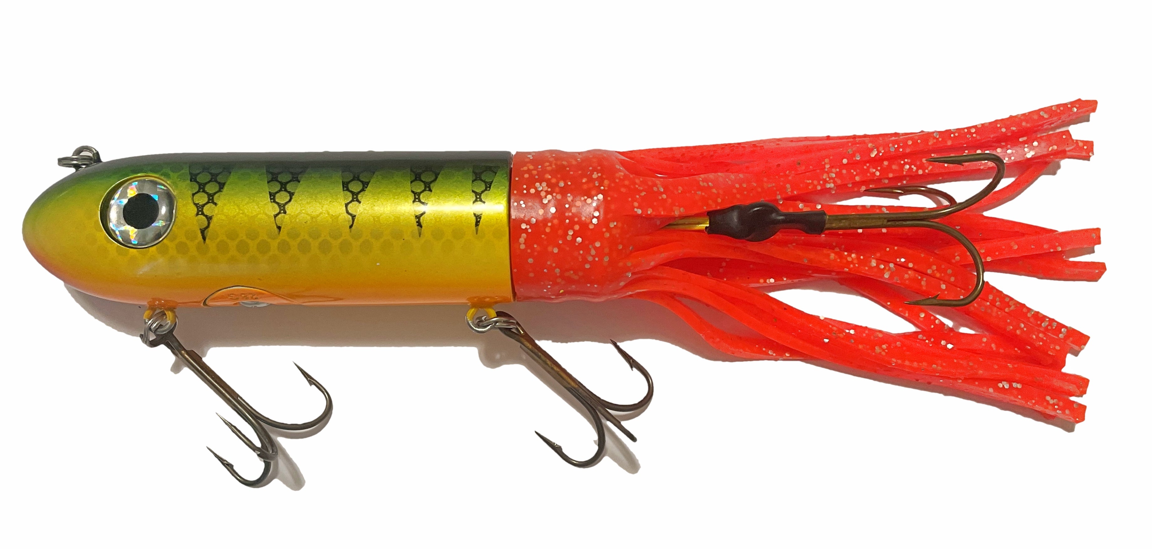 best tiger fish lures Kenders Tungsten T-Rip Mini Vibe Bait (Firetiger, 3/4") Perfect for bass fishing 2 Storm Hot' N Tot