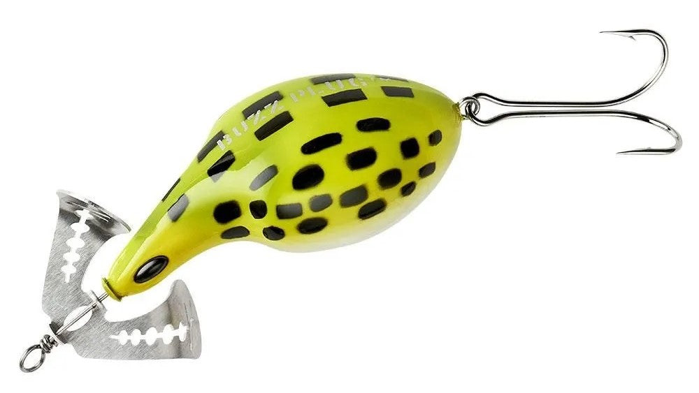 Arbogast Buzz Plug Frog White Belly Jr