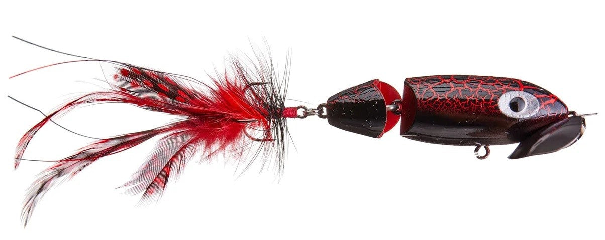  Arbogast Jointed Jitterbug Topwater Bass Fishing Lure,  Excellent for Night Fishing, White/Red Head, 2 1/2, 3/8 oz : Fishing  Diving Lures : Sports & Outdoors