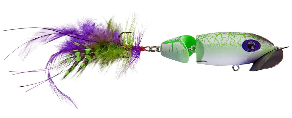 doodlebug fishing lure Jitterbug Jointed 2.0 White Zombie