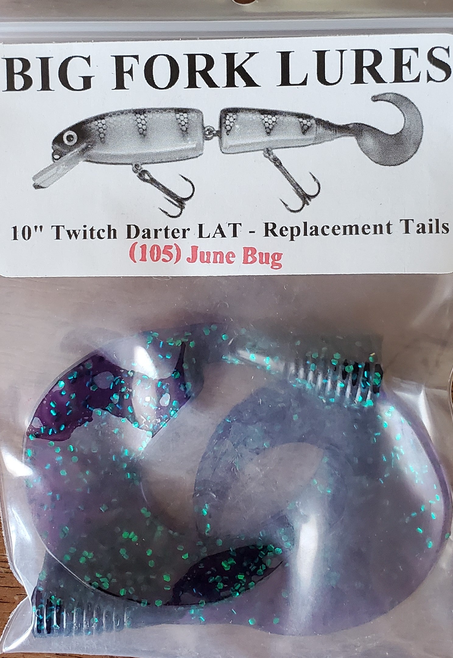 Big Fork Twitch Darter LAT Replacement Tails – Musky Shop
