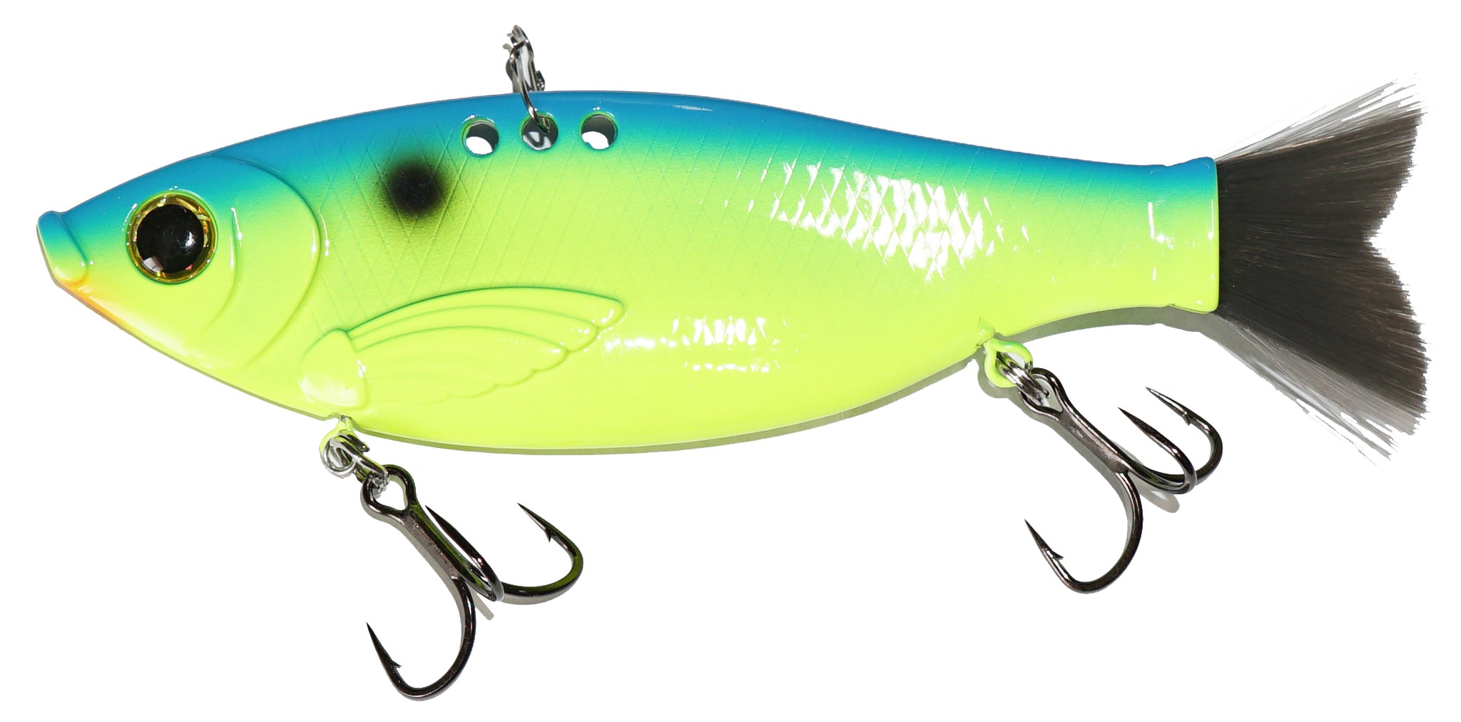 bill owns a large collection of fishing lures Lewis Big Gizz – Musky Shop 251029 Trap 3 1/2oz Sinking Greenfish Tackle Little Rubber Weight:3.5g