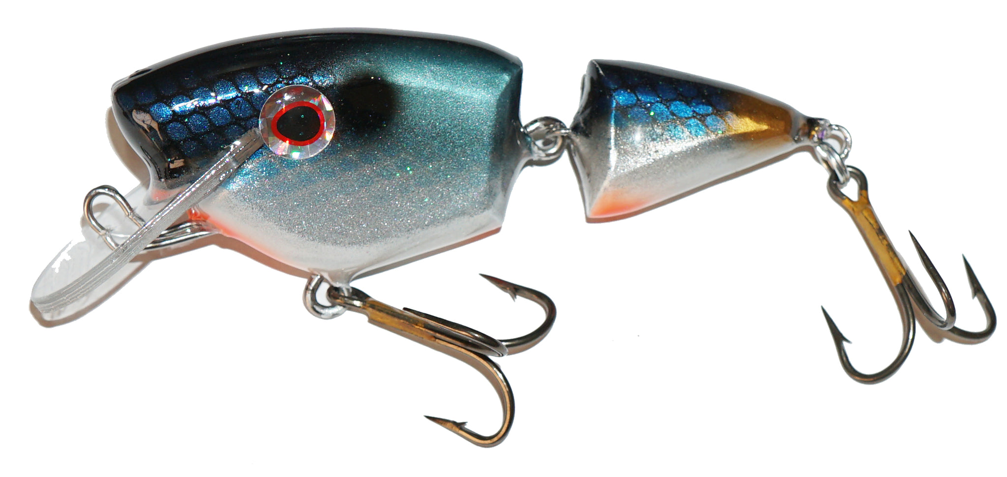 boss fish fishing hook Boss Shad 4.5" Jointed Boss Shad – Musky Shop