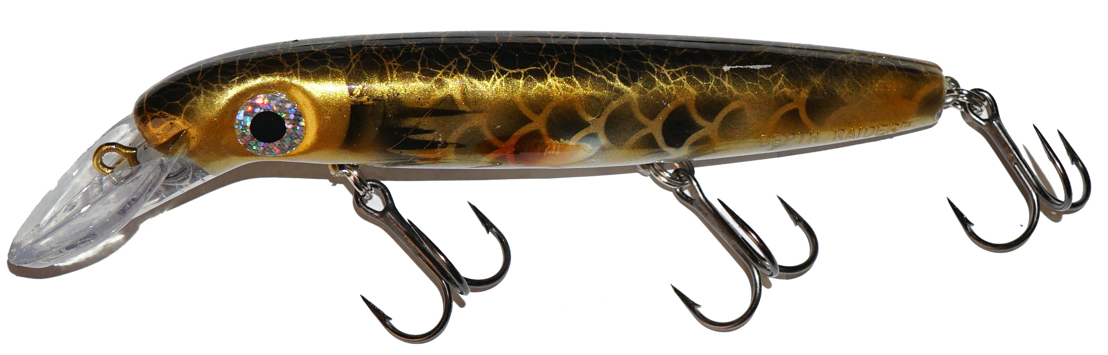 depth raider fishing lure Joe Bucher Outdoors Depthraider Crankbait Designed by legendary angler Joe Bucher Bucher Depth Raider 6" Crankbait