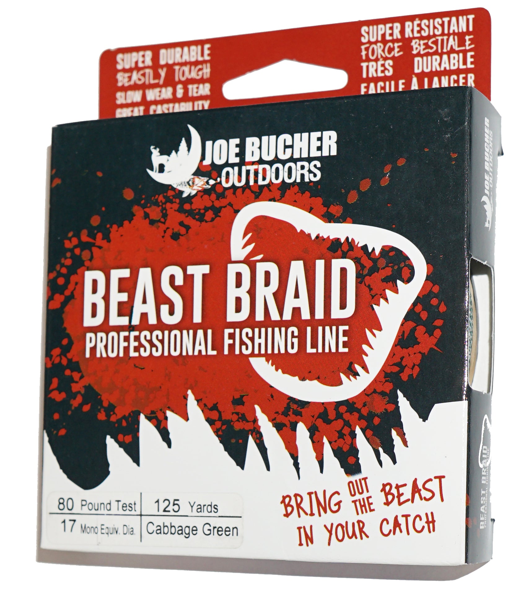 Joe Bucher 50 lb 125 yd Green Beast Braid Fishing Line
