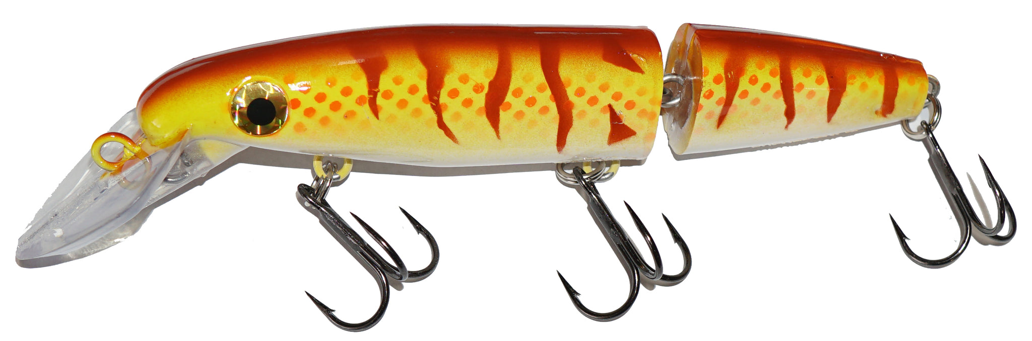 Joe Bucher Depth Raider Orange Tiger Jointed Crankbait