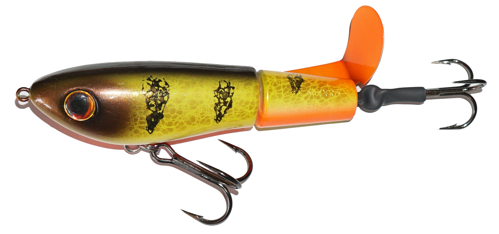 bait in top of fishing lure Bucher Topraider Surface With BB's always finish with a drift fishing 2000 Spinning Reel Color:Mossy Ghost