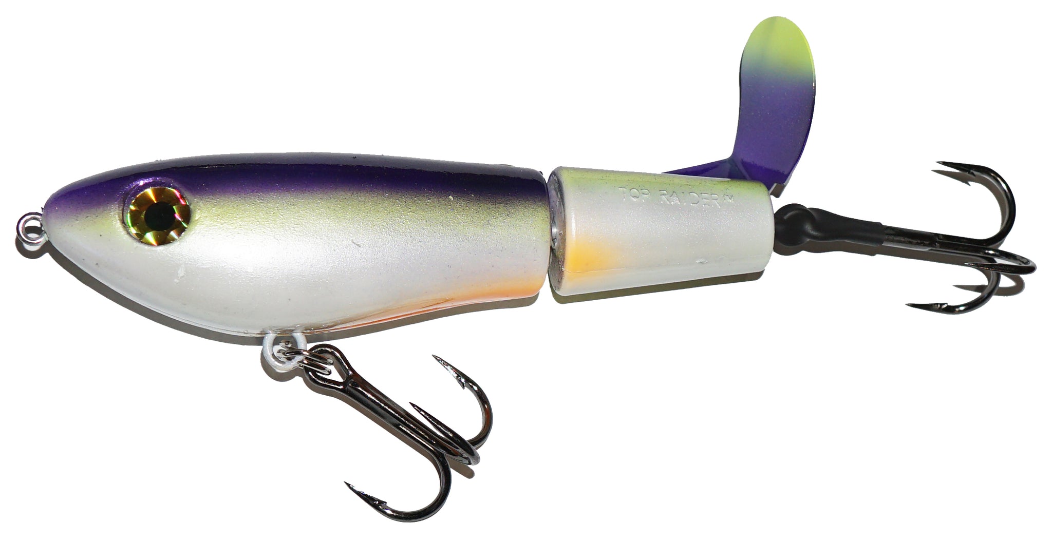 Bucher Topraider Surface Bait Grape Flame