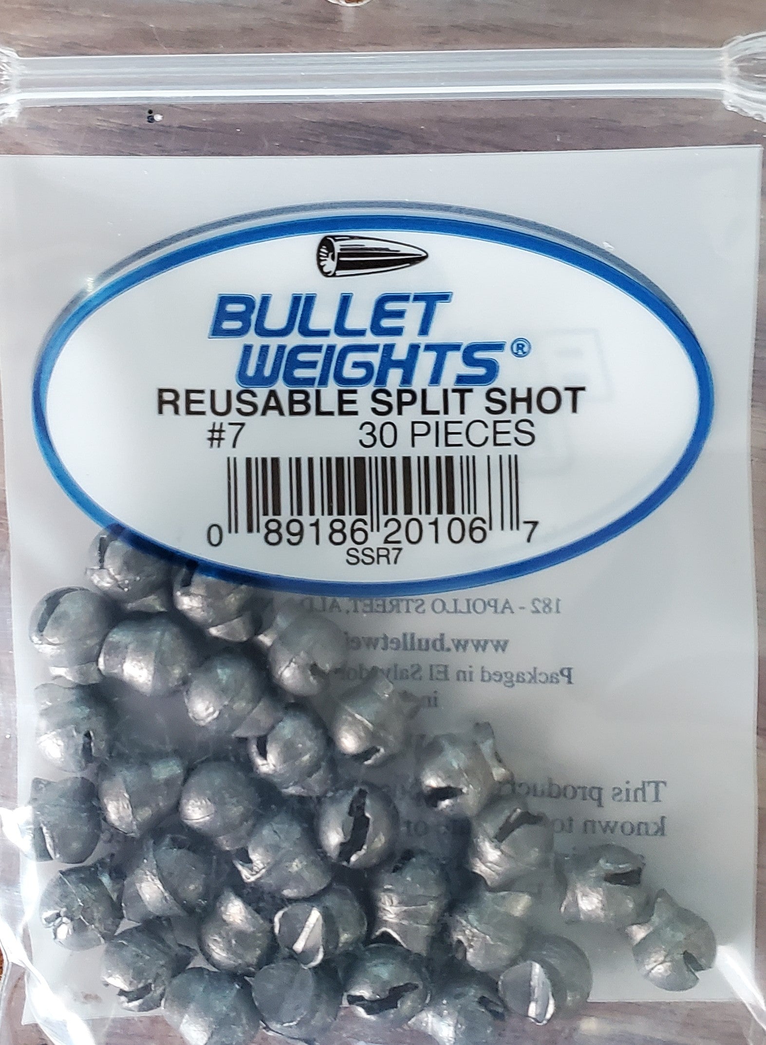 bullet weights without removing hook Bullet Weights Reusable Split Shot – Musky Shop