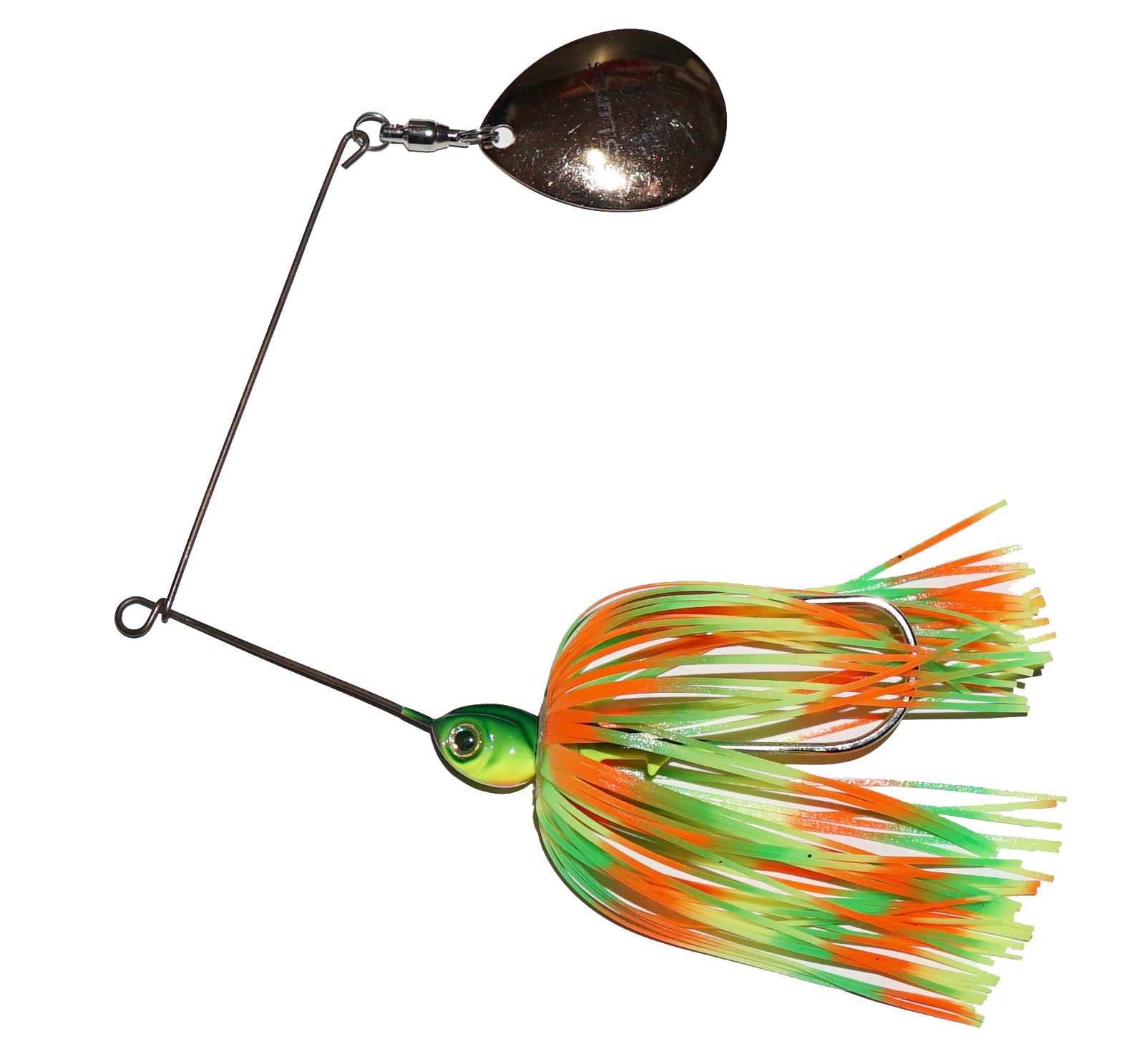 C.S. Lures 1/4oz Spinnerbait 636firetiger colorado