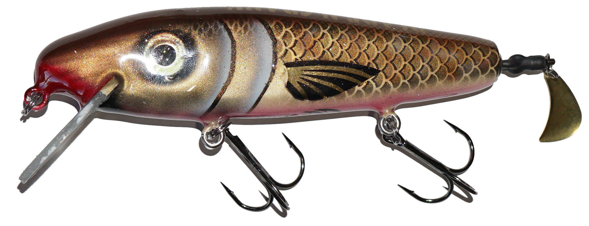 crank fishing lures Arkie 220 Crankbait Spring Craw which produces a tight wobble finesse CC Lures 6.5" Shake n