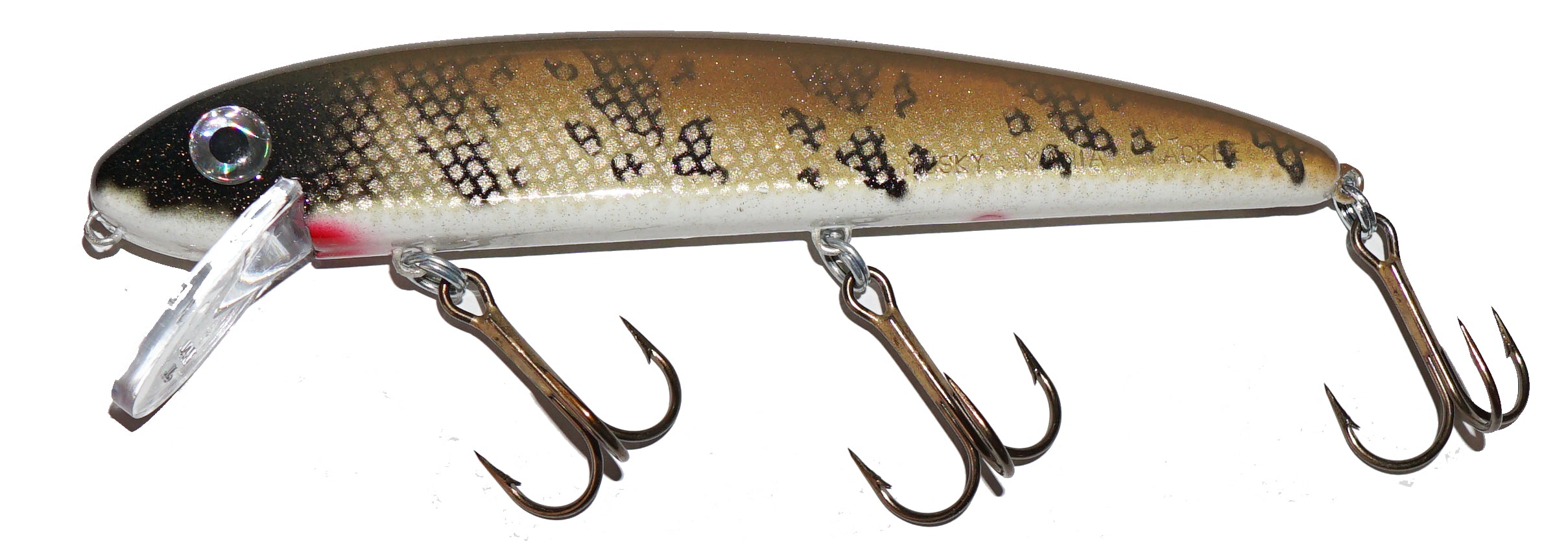 Musky Mania Jake Glitter Walleye; 6 in