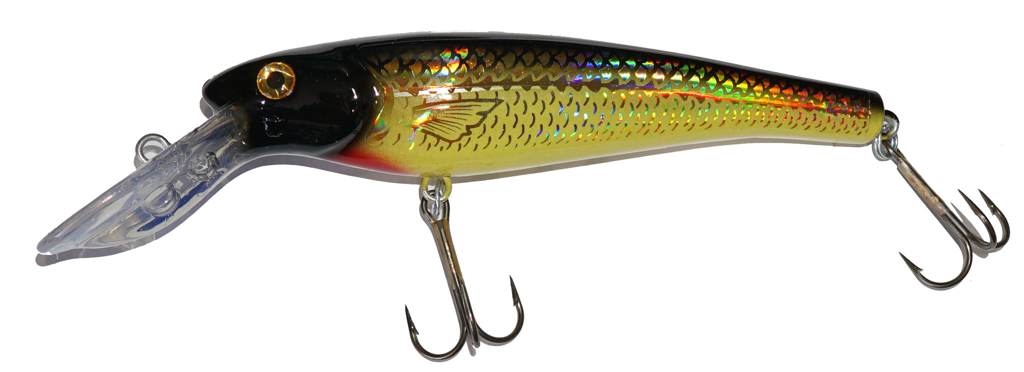 betty legere of alfred maine fishing lures Musky Mania Ernie Crankbait-Perch