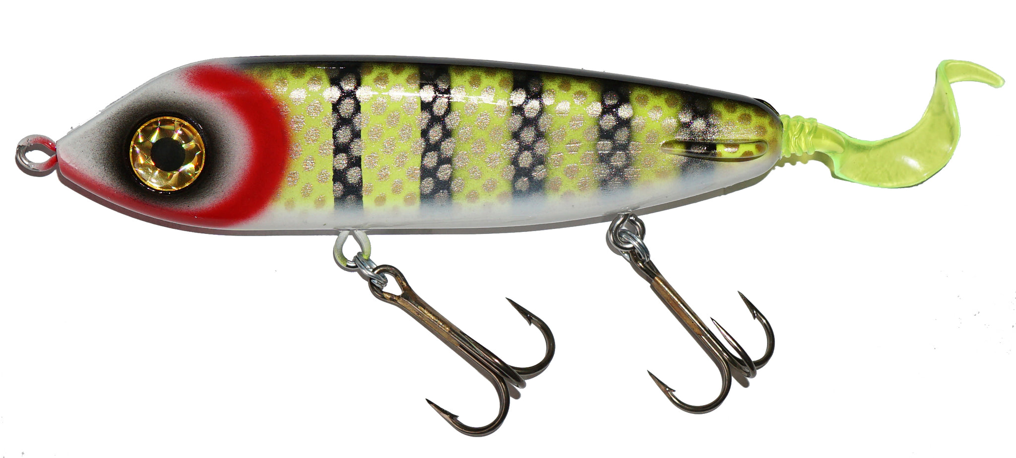 drifter ice fishing lures SQUIRRELY Hellpuppy (Hellhound) Glide Bait holo bluegill 16/0 Abu Garcia Ambassadeur C3 Model:4 Holder 2 ounces 10′′ Straight