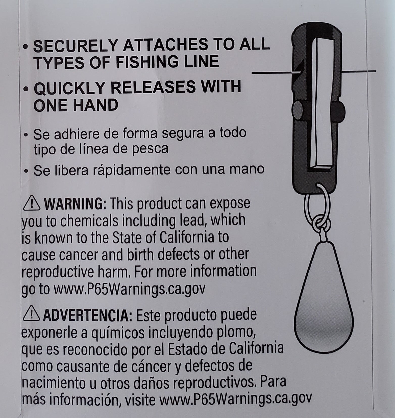 Eagle Claw Snap Weight Line Clip – Musky Shop