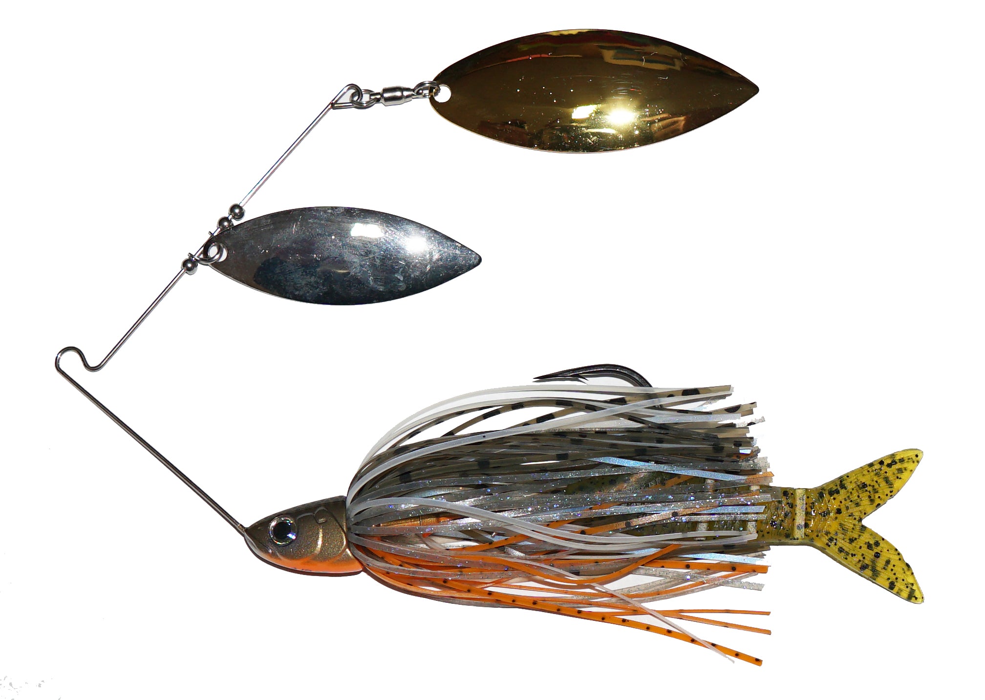 bio fishing lures FishLab Bio-Shad Willow Tailspin 1 3/4" winning lure designer Bill Siemantel off BBZ Baits GT-BIO Lures | Roller Shad,