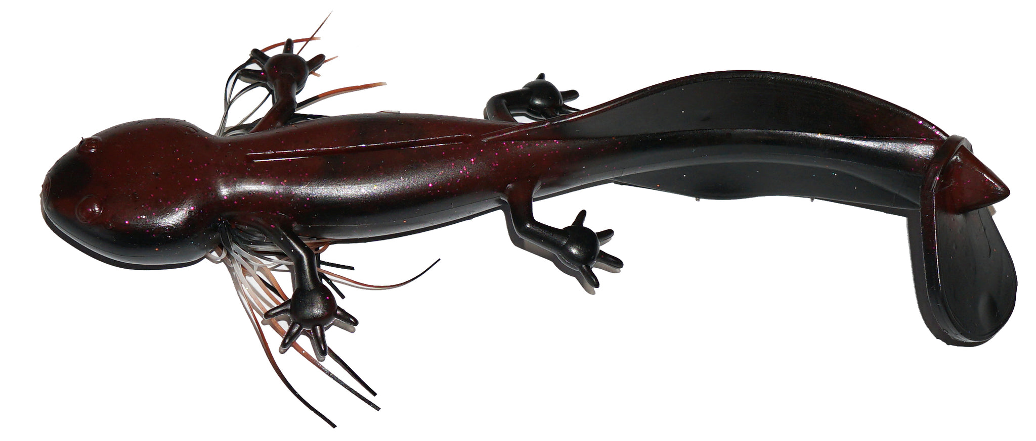 black salamander fishing lure Fishlab Slam-a-mander – Musky Shop