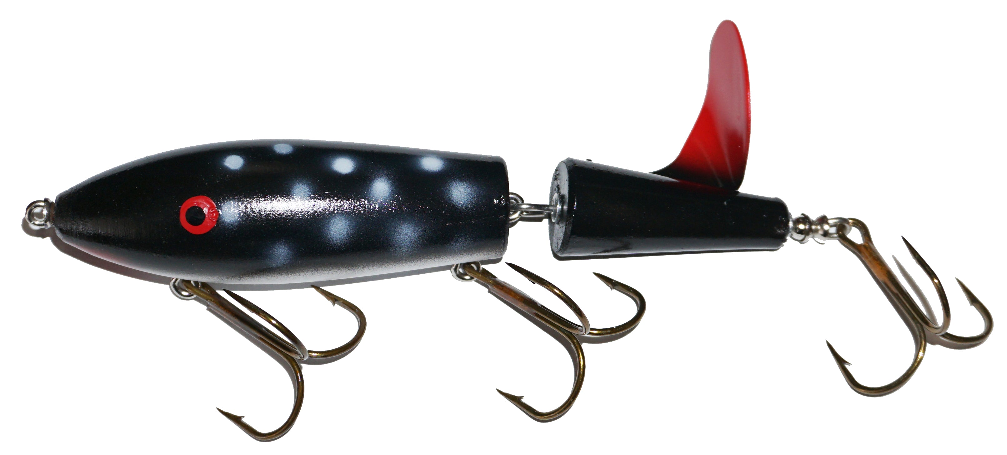fish whacker lure Gooch's Tally Wacker Surface Bait yellow tiger