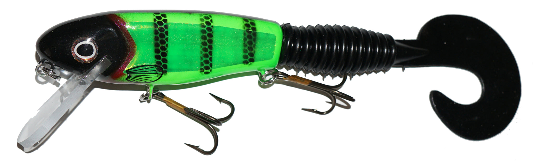 H25K62a DISTRICT EIGHT CRANKY ローボード 無垢材 H2O Tackle Cranky Nitro Halftail Crankbait – Musky Shop