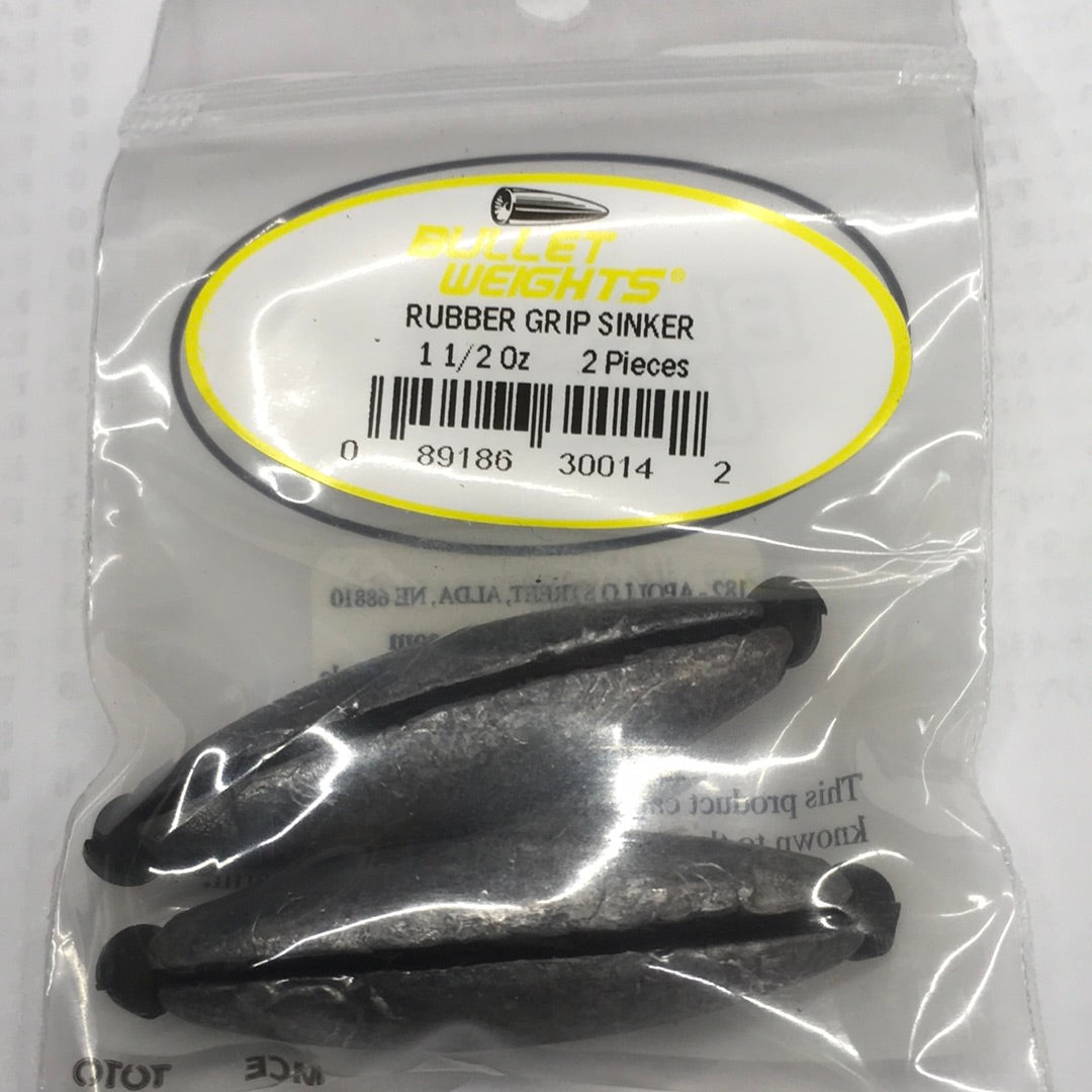 Bullet Weights Rubber Grip Sinkers – Musky Shop