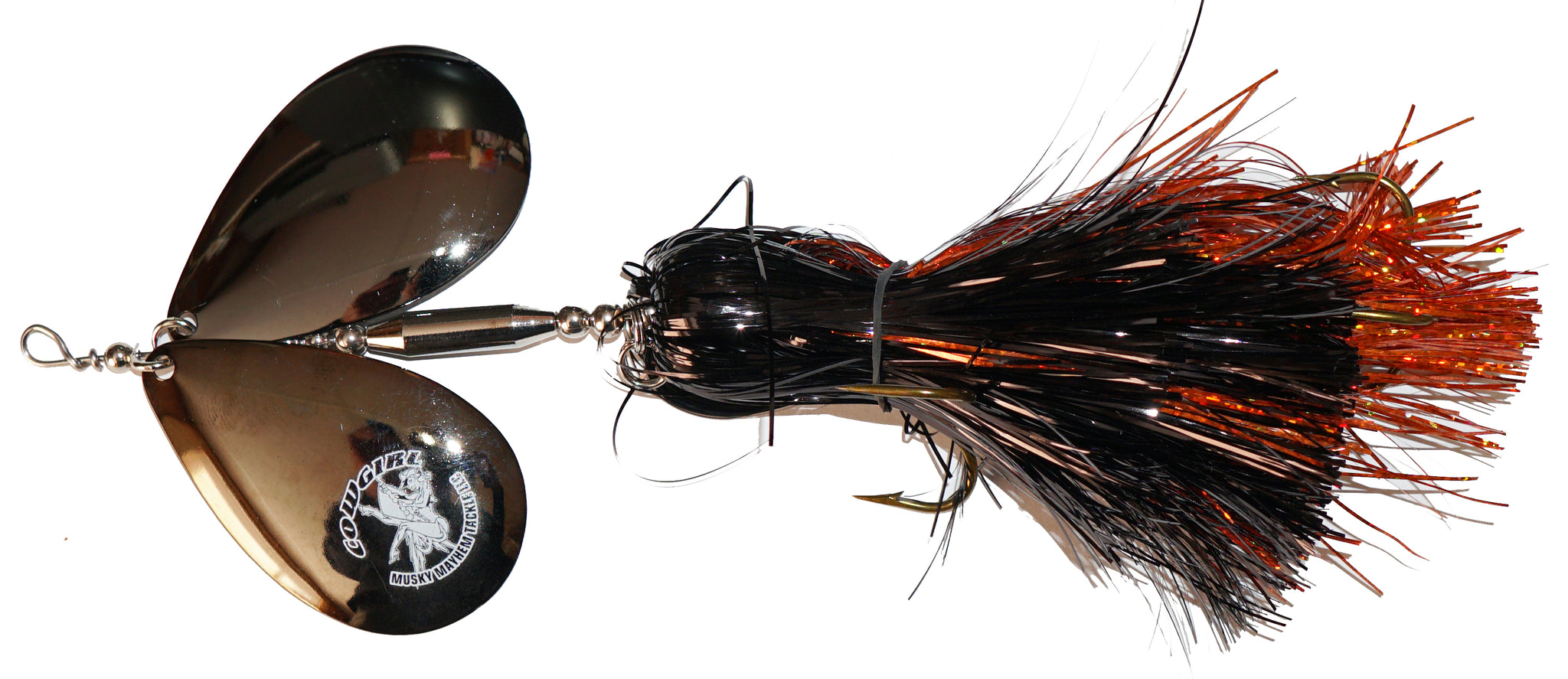 Musky Mayhem Tackle Double Cowgirl Customs Bucktail