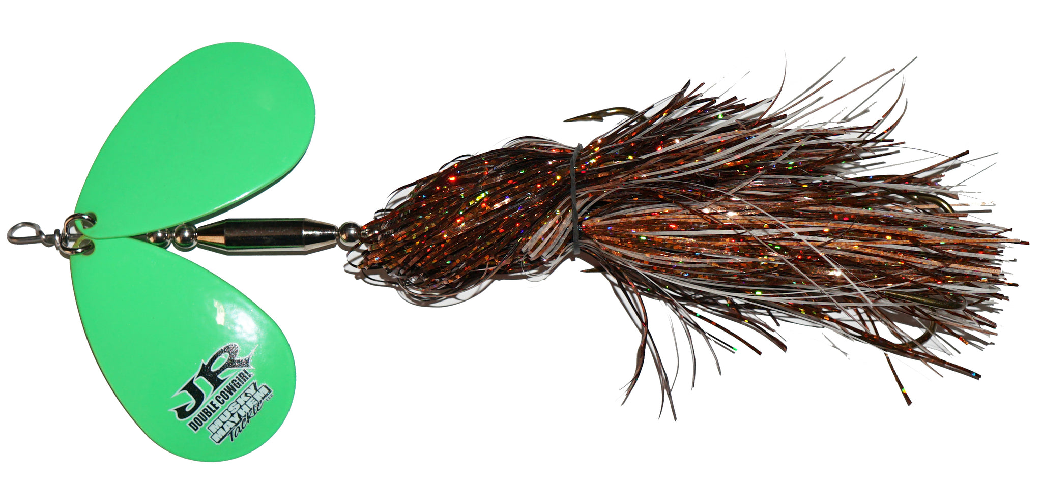 cowgirl fishing lure musky Musky Mayhem Tackle Junior Double Cowgirl Bucktail flowage walleye
