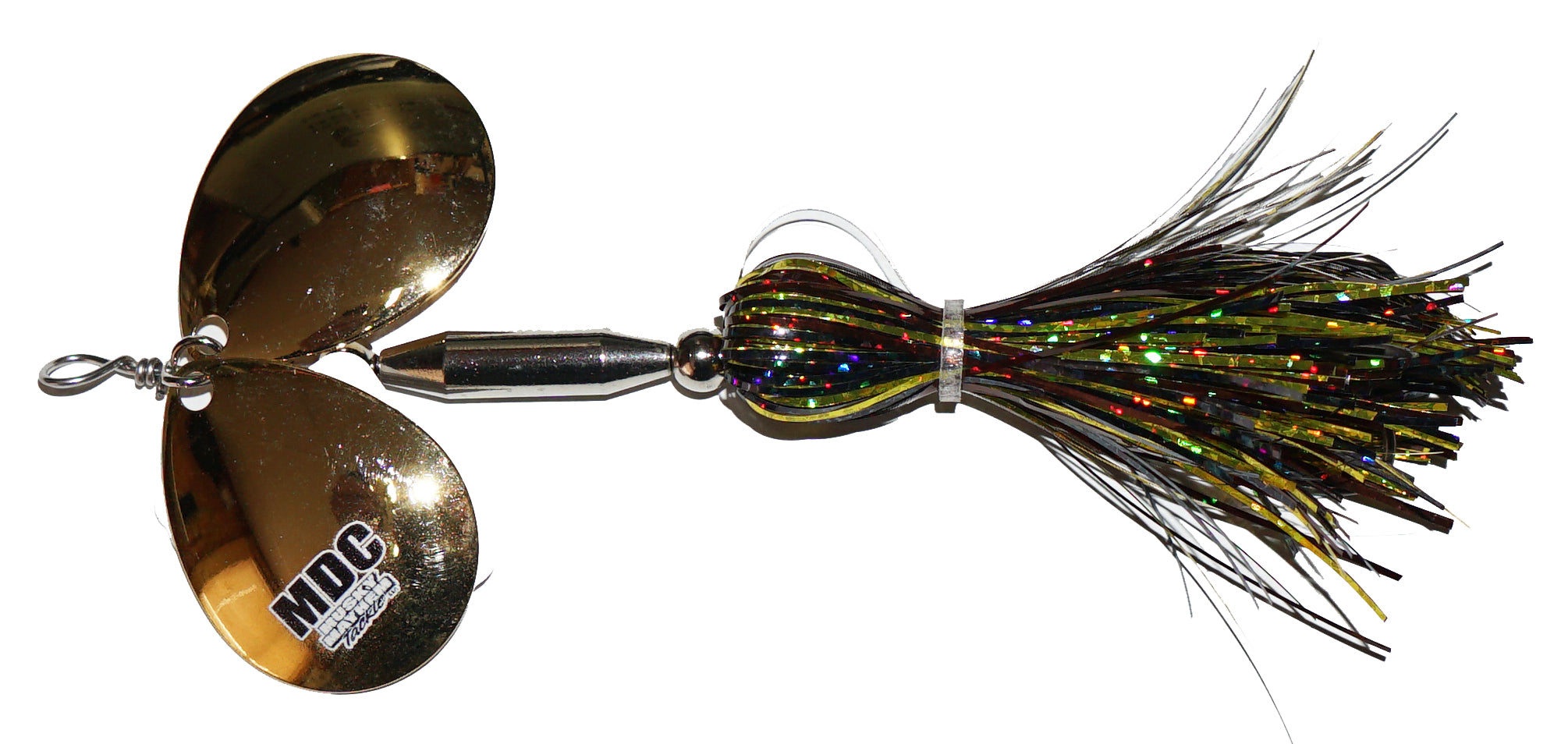 double cowgirl fishing lure Musky Mayhem Tackle Micro Double Cowgirl Bucktail