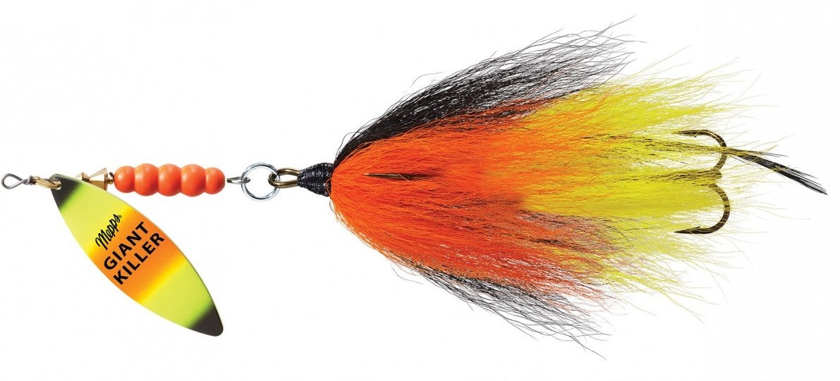 Mepps Giant Killer Tandem Bucktail black/silver scale
