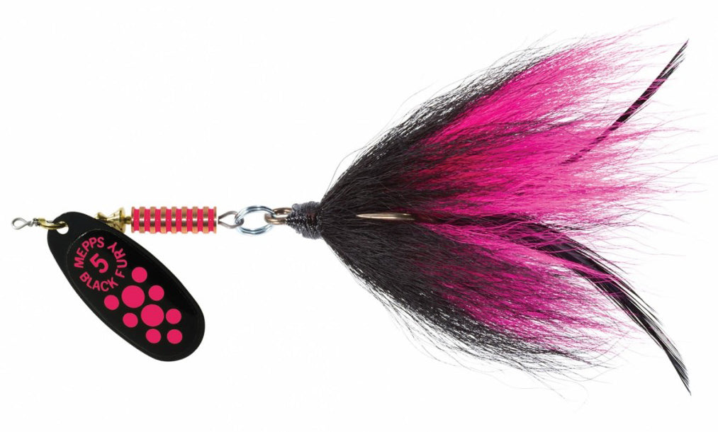 Mepps Musky Killer Taille 5 – 15g – Noir – Leurre Pour Gros Brochets, Incontournable Des Pêcheurs De Carnassiers