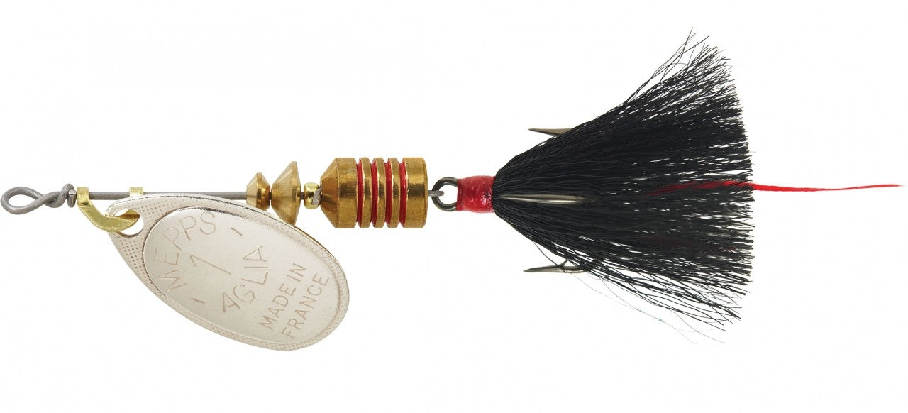 Mepps Dressed Aglia Hot Firetiger Black Tail 1/8oz