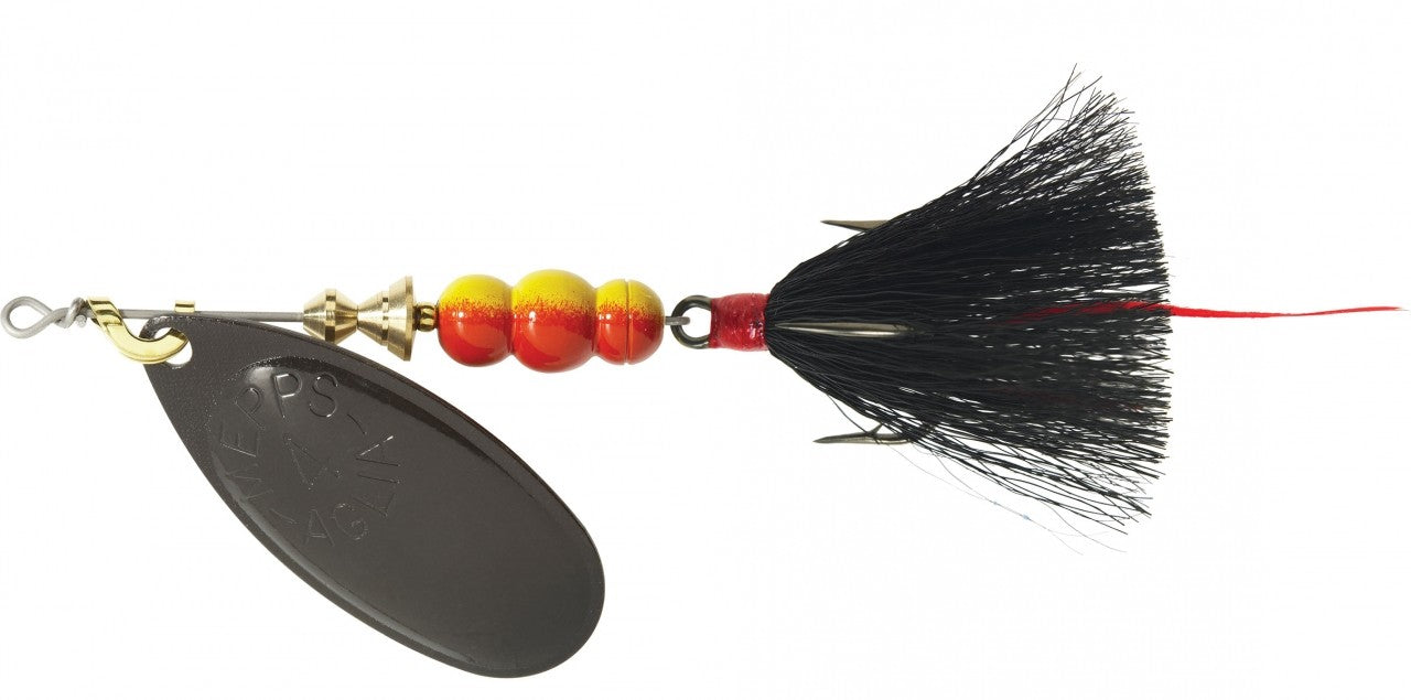 Mepps Aglia #4 Dressed black/black