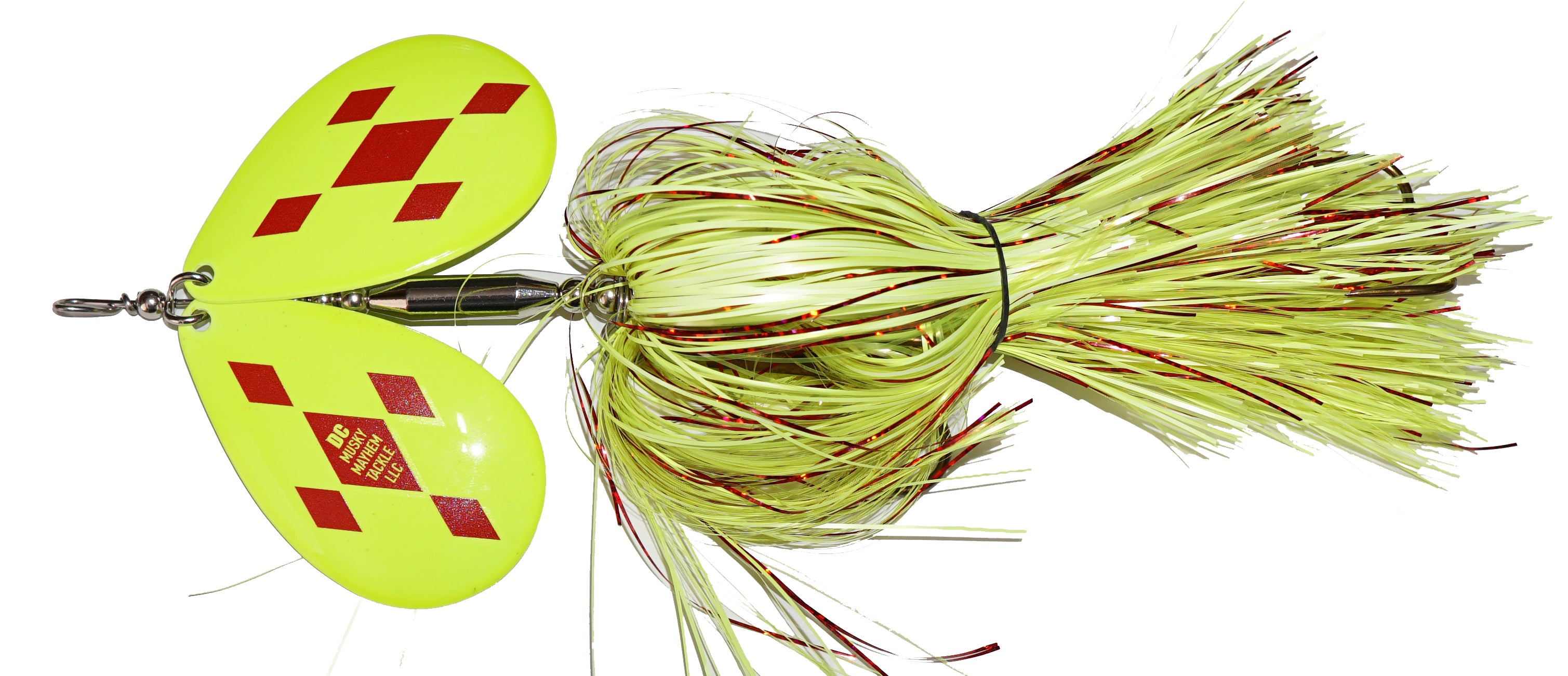 Musky Mayhem Tackle Double Cowgirl Customs Bucktail