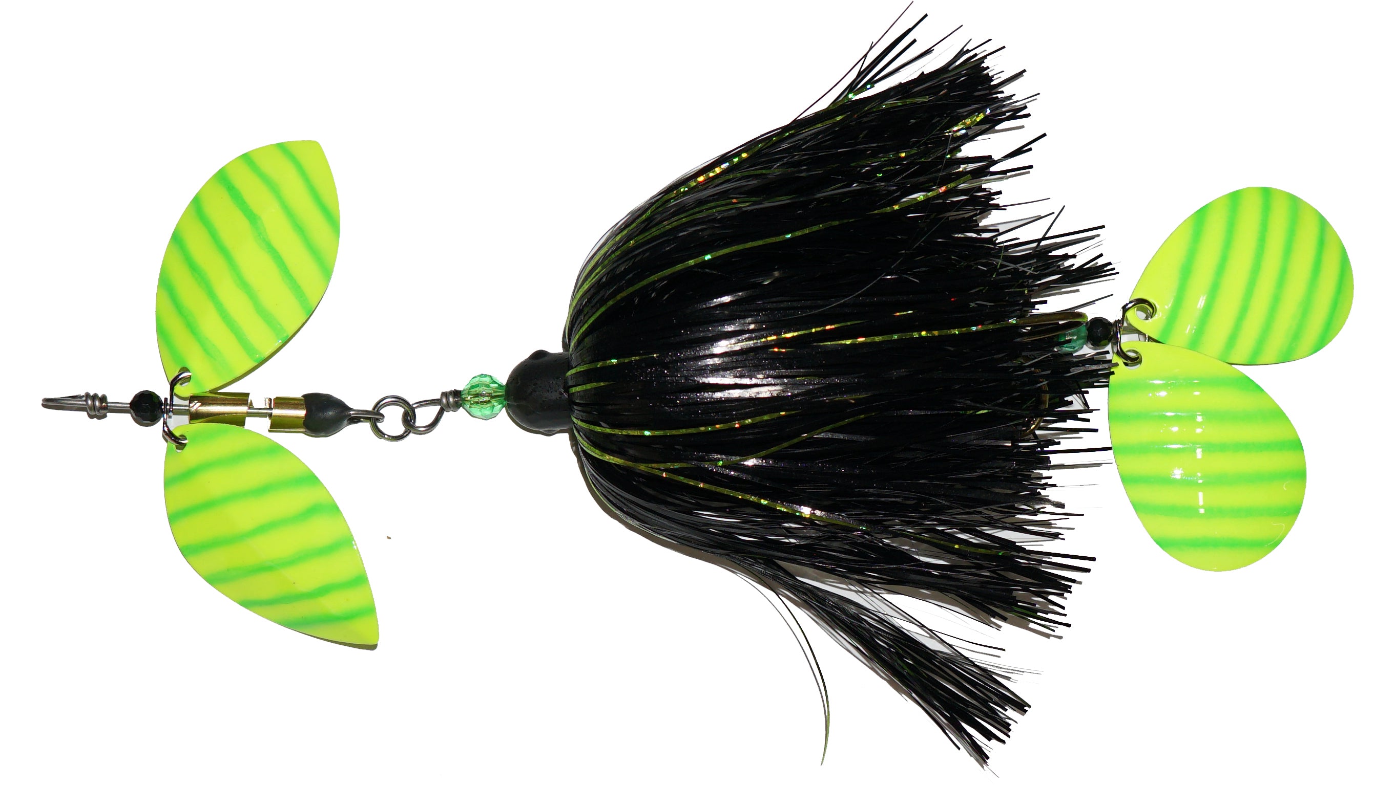 bucktail musky fishing lures 8/9 Stagger Blade Money Powerful 2 hook design with a slim bucktail profile tail will get the job done right Inhaler Original Bucktail 9 Musky